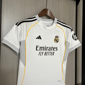 Conjunto Infantil Real Madrid Home 25/26  - Branco