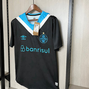 Camisa Grêmio III 24/25  Torcedor Umbro Masculina - Preto+Branco