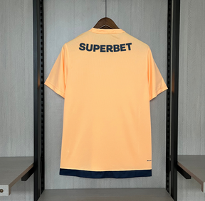 Camisa São Paulo Treino New Balance 24/25 Laranja (Com todos patrocinadores)