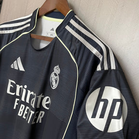 Camisa do Real Madrid Away 25/26 Preta