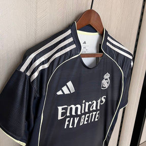 Camisa do Real Madrid Away 25/26 Preta