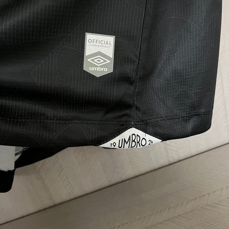 Camisa Grêmio III 24/25  Torcedor Umbro Masculina - Preto+Branco