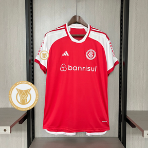 Camisa Internacional I 2024/2025 Torcedor Masculina Com Patrocínios