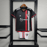 Kit Infantil São Paulo 23/24 Adidas - Preto
