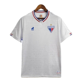 Camisa Fortaleza II 24/25 - Torcedor Leão Masculina - Branca com detalhes em azul e vermelho